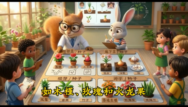 全马首创AI动漫学科学